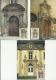 LUXEMBOURG 1988 - SET OF3 MAXIMUM CARDS -DOORS/PORTAIL CHURCH SAINTE-TRINITE - BIBLIOTEQUE NATIONALE - CASTLE/CHATEAU DE - Cartes Maximum