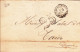 1853 - LETTRE Du CORPS EXPEDITIONNAIRE D'ITALIE (2° DIVISION) Avec TAXE TAMPON De 25 De ROME Pour TAIN (DROME) - Army Postmarks (before 1900)