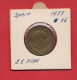 SPAIN. 1953,  Circulated Coin XF, 2 5 Pesetas, Alu -bronze, Km785 - 25 Pesetas