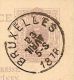 Postkaart Van 5 Centimes Met Curiositeit " AVRIL Omgekeerd Op Afstempeling BRUXELLES Dd. 23/4/1878 " ! ZELDZAAM ! - 1869-1888 Lying Lion