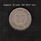 SINGAPORE     20  CENTS  1967  (KM # 4) - Singapur