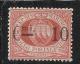 SAN MARINO 1892 STEMMA SOPRASTAMPATO SURCHARGE CENTESIMI 10 SU 20 ROSSO (I TIPO) MNH OTTIMA CENTRATURA SIGNED FIRMATO - Unused Stamps