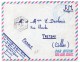 1956 - ENVELOPPE FM De FONDOUK DJEDID (TUNISIE) + CACHET "BATAILLON DE TRANSMISSION" Pour TRETEAU (ALLIER) - Sellos Militares Desde 1900 (fuera De La Guerra)