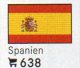 6 Flaggen-Sticker Spanien In Farbe Pack 7€ Zur Kennzeichnung Von Alben Und Sammlung Firma LINDNER #638 Flag Of ESPANA - Albums, Binders & Pages