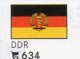 6-set Flaggen-Sticker DDR In Farbe 7€ Zur Kennzeichnung Von Alben Firma LINDNER #634 In Deutschland Flag Of East-Germany - Zubehör