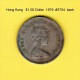 HONG KONG    $1.00 DOLLAR  1979  (KM # 43) - Hongkong