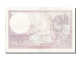 Billet, France, 5 Francs, 5 F 1917-1940 ''Violet'', 1940, 1940-12-26, TTB+ - 5 F 1917-1940 ''Violet''