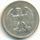 GERMANY , WEIMAR , 1 MARK 1924 A ,  SILVER COIN - 1 Mark & 1 Reichsmark