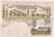 METZ Moselle Color Litho Gruss Vom Großen Exerzier Platz Schloß Preskaty 28.6.1902 - Metz Campagne