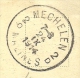 Kaart Met Stempel MECHELEN / MALINES Op 24/09/1914 (Offensief W.O.I.) - Not Occupied Zone