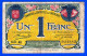 BON - BILLET - MONNAIE - CHAMBRE DE COMMERCE DE GRENOBLE UN FRANC ISERE 38 DU 08 NOVEMBRE 1917 SERIE 46 N° 044882 - Cámara De Comercio