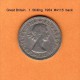 GREAT BRITAIN    1  SHILLING  1964  (KM # 904) - I. 1 Shilling