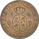 Monnaie, Espagne, Isabel II, 1/2 Centimo, 1867, Barcelone, SUP, Cuivre, KM:632.1 - Erstausgaben