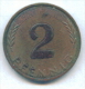 F2503 / - 2 Pfening 1982 ( F ) - FRG , Germany Deutschland Allemagne Germania - Coins Munzen Monnaies Monete - 2 Pfennig
