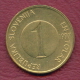 F2774 / - 1 Tolar - 1997 -  Slovenia Slowenien Slovenie - Coins Munzen Monnaies Monete - Slowenien