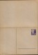 Germany/DDR-Postal Stationery Private Postacard(double) With Paid Answer, Unused- G. Hauptmann,Nobelpreis - 2/scans - Cartes Postales Privées - Neuves