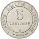 Monnaie, France, 5 Centimes, 1887, Paris, SPL, Maillechort, Gadoury:13.4 - Probedrucke