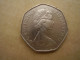 Great Britain 1969 FIFTY NEW PENCE Copper-Nickel  7 Sided  Used In VRY GOOD CONDITION. - 50 Pence