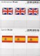 In Farbe 2x3 Flaggen-Sticker Großbritannien+Spanien 7€ Kennzeichnung Alben Buch Sammlung LINDNER 660+638 Flags Espana UK - Basic, General Cooking