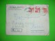 Yugoslavia SFRJ,registered Letter,postal Label,additional Stamps,pharmacy "Telep" Novi Sad Cover - Brieven En Documenten