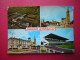 CPM 33  SOUVENIR DE MERIGNAC  MULTI VUES  VUE GENERALE SUR L'AEROPORT   L'EGLISE  LA MAIRIE  LE STADE MUNICIPALE - Merignac