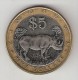 Zimbabwe 5 Dollars 2001 Km 13 - Simbabwe