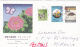 BUTTERFLY, FLOWERS STAMPS O0N COVER, 2000 - Covers & Documents