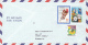 CICLYING, FLOWER, DANCING STAMPS ON COVER, NICE FRANKING, 2000 - Cartas & Documentos