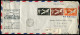NOUVELLE CALEDONIE -PA N° 46 + 48 + 49 / LR 1ére LIAISON NOUMEA - SYDNEY PAR CLIPPER PANAM LE 26/2/1947 - B - Storia Postale