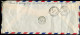 NOUVELLE CALEDONIE -PA N° 46 + 48 + 49 / LR 1ére LIAISON NOUMEA - SYDNEY PAR CLIPPER PANAM LE 26/2/1947 - B - Brieven En Documenten