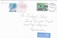 AIR MAIL, FISHES, FLOWERS, STAMPS ON COVER, SPECIAL POSTMARK, 2009, JAPAN - Storia Postale