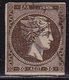 GREECE 1876 Large Hermes Head Athens Print 30 L Olive Brown Fine Printing Vl. 59 B - Used Stamps
