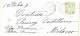 LBL26B - MONACO ALBERT Ier 25c VERT CLAIR SUR LETTRE POUR MILANO 24/12/1896 - Cartas & Documentos