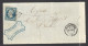 FRANCE 1855 N°10 (défaut) Obl. S/lettre PC 749 Charleville - 1852 Louis-Napoléon