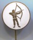 ARCHERY / SHOOTING - Enamel, Pin, Badge - Bogenschiessen