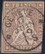 Heimat GE GENEVE1861-01-17 Jahrzahl Verkehrt Eingesetzt Auf 5Rp Strubel Angeschnitten - Used Stamps