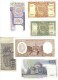 Italia 50 +100 + 1000 + 10000 + 10000 Lire + 10 Lire Pesanti 6 Biglietti Repubblica  N°670 - Collections