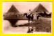 THE PYRAMIDS OF GIZEH * CAIRO EGYPT * Ane Mull Dromadaire Dromedary * Afrique Nord CARTE PHOTO Lehnert & Landrock 3456 - Piramidi