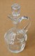 Vintage Style Clear GLASS Bottle JUG Stopper 0,250L Pitcher Cruche - Karaffen