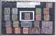 Timbre Poste GRANDE BRETAGNE Lot De 58 Timbres ANGLAIS Avec Trace Charnière Oblitérés  1 Bloc De 4 Roi Reine 1937 1935 - Collections