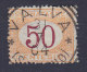 Italy 1870 Mi. 9     50 C Porto Postage Due Segnatasse Deluxe Cancel VALVA !! (2 Scans) - Portomarken