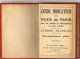 PLAN COMMODE DE PARIS  Rues & Monuments/Autobus & Tramways/ Métropolitain   A. LECONTE Editeur - Europa