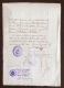 1906 - CORONDA ARGENTINA PARROCCHIA DI S.GERONIMO :  FEDE DI MATRIMONIO IN BOLLO RARI TIMBRI E FIRME - Revenue Stamps