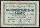 ALLEMAGNE .  BILLET DE 100.000  MARK . 1923 . - 100000 Mark