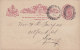 Queensland Postal Stationery Ganzsache Entier 1 P Victoria BRISBANE 1892 To SYDNEY (2 Scans) - Cartas & Documentos