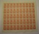 SOVIET UNION ( RUSSIA) 1653 X 50.  SHEET OF 50 (FOLDED IN HALF) MNH 3. - Full Sheets