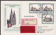 Germany DDR Postal Stationery Ganzsache Einschreiben & Eilsendung EXPRESS Labels WERMSDORF 1985 Philatelia Hamburg '85 - Briefomslagen - Gebruikt