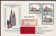 Germany DDR Postal Stationery Ganzsache Einschreiben & Eilsendung EXPRESS Labels WERMSDORF 1985 Philatelia Hamburg '85 - Enveloppes - Oblitérées