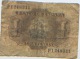 Billet De Banque, Banknote, Biglietto Di Banca, Bankbiljet, Espagne, Banco De Espana, Una Peseta, 1953 Billet Très Usagé - 1-2 Pesetas