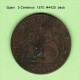 SPAIN   5  CENTIMOS   1870  (KM # 662) - Primi Conii